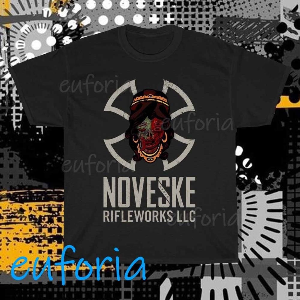 Футболка с черным логотипом Noveske Rifleworks LLC, смешная, размеры от S до 5XL