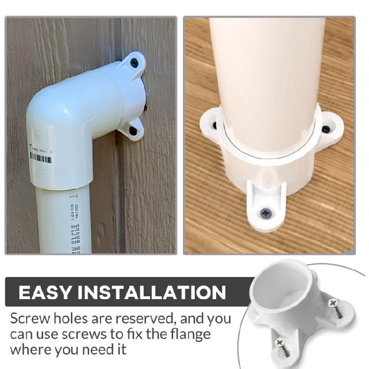 Современные мебельные аксессуары 10 шт. Заглушки для ПВХ труб Фланцы Наконечники для ножек стола Многофункциональное использование в DIY мебели и подставках для растений