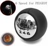 Ручка КПП для автомобиля 6-ступенчатая для Peugeot 307 308 3008 407 5008 807 Citroen C3 C4