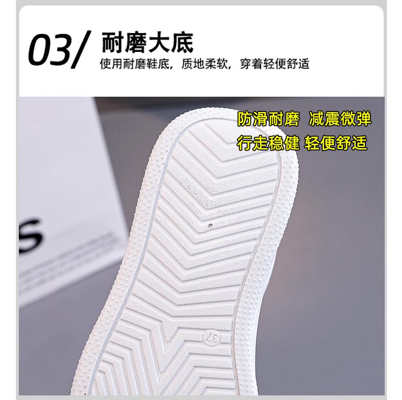 Thick soled height increasing white shoes, trendy and versatile Korean version ins, female student sports board shoes, casual shoes for women