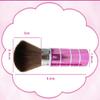 Fashion Metal Professional Facial Portable Blush Brush Makeup Tools Retractable