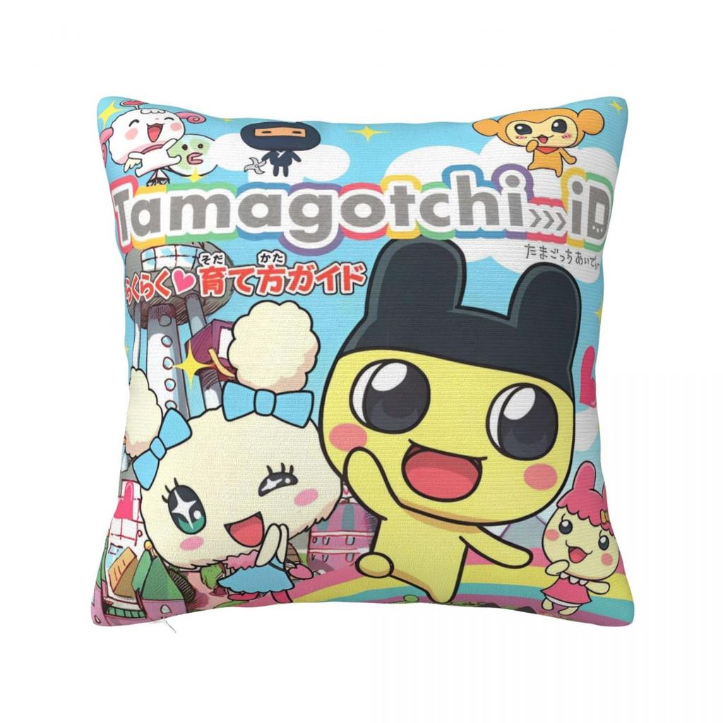 Pillow Cover Japanese Tamagotchis Printed Cushion Cover Morden Pillow Case For Chair Sofa Home Decoration Pillowcases