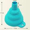 Новый набор из 3-х воронок из пищевого силикона, складные кухонные гаджеты, аксессуары, для наполнения бутылок с водой, для переливания жидкостей