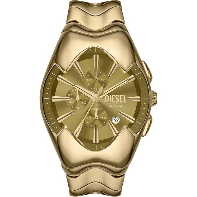 Diesel Мужские кварцевые часы золотые DZ4681