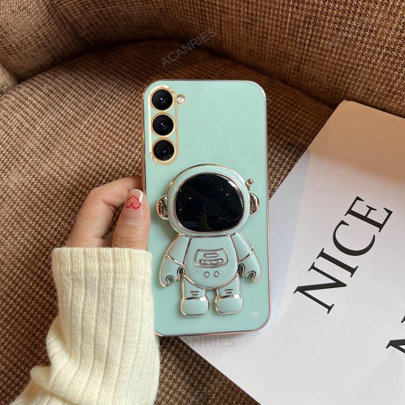 Чехол-держатель для кольца с покрытием 3D Astronaut для POCO F7 Ultra F7 Pro, мягкий силиконовый противоударный защитный чехол для POCO F7Ultra F7Pro