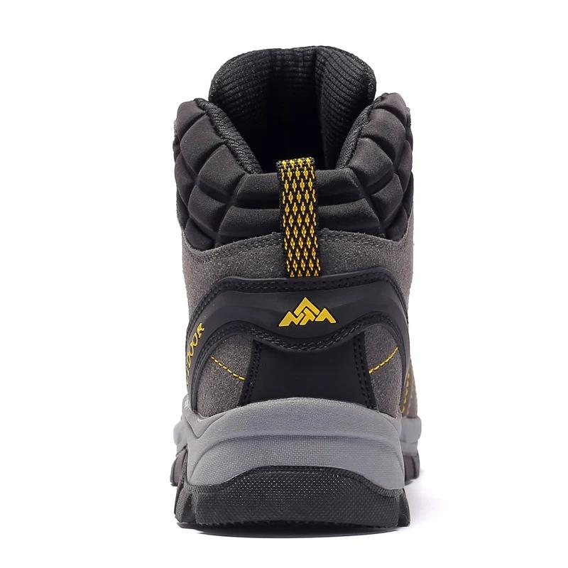 Модные мужские осенние спортивные модные альпинистские ботинки на толстой подошве для походов на открытом воздухе резиновые повседневные женские ботинки большого размера 35-46