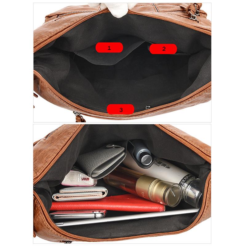 Повседневная сумка-тоут в стиле ретро, ​​женская роскошная дизайнерская сумка на плечо для женщин, новинка 2023 года, женская винтажная сумка через плечо из искусственной кожи