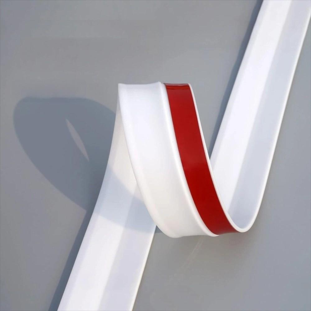 300см Уплотнительная лента для гаражных ворот TPE Легкая установка Атмосферостойкий Блокатор Уплотнитель Гибкая Резиновая лента для дверной рамы Окно