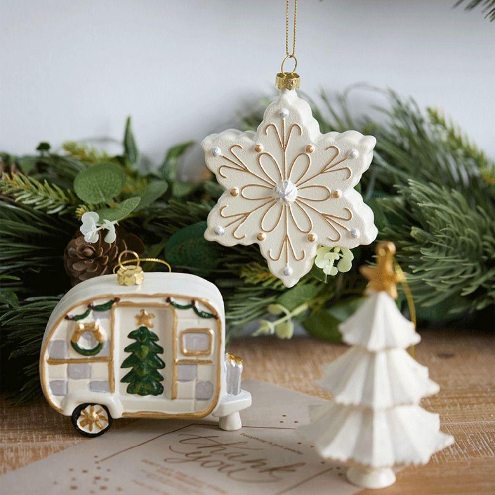 Plastic Christmas Decoration Xmas Tree Xmas Baubles Christmas Tree Ornament  Scene Making