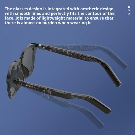 Умные очки с функцией громкой связи Защита от ультрафиолета Беспроводные спортивные солнцезащитные очки с поддержкой Bluetooth Умные аудиоочки