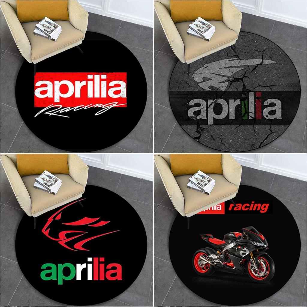 1 шт. Круглый ковер с принтом Aprilia racing - Декор для дома Ковер для гостиной Спальни Напольное покрытие Коврик для зоны компьютерного кресла