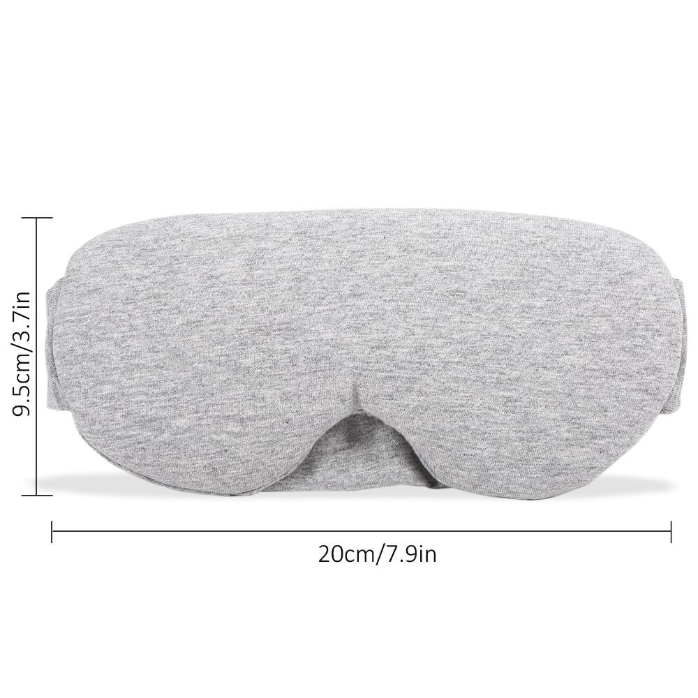Soft Texture Eye Mask Cotton Sleeping Mask Durable Sleep Eye Mask Airplane Use