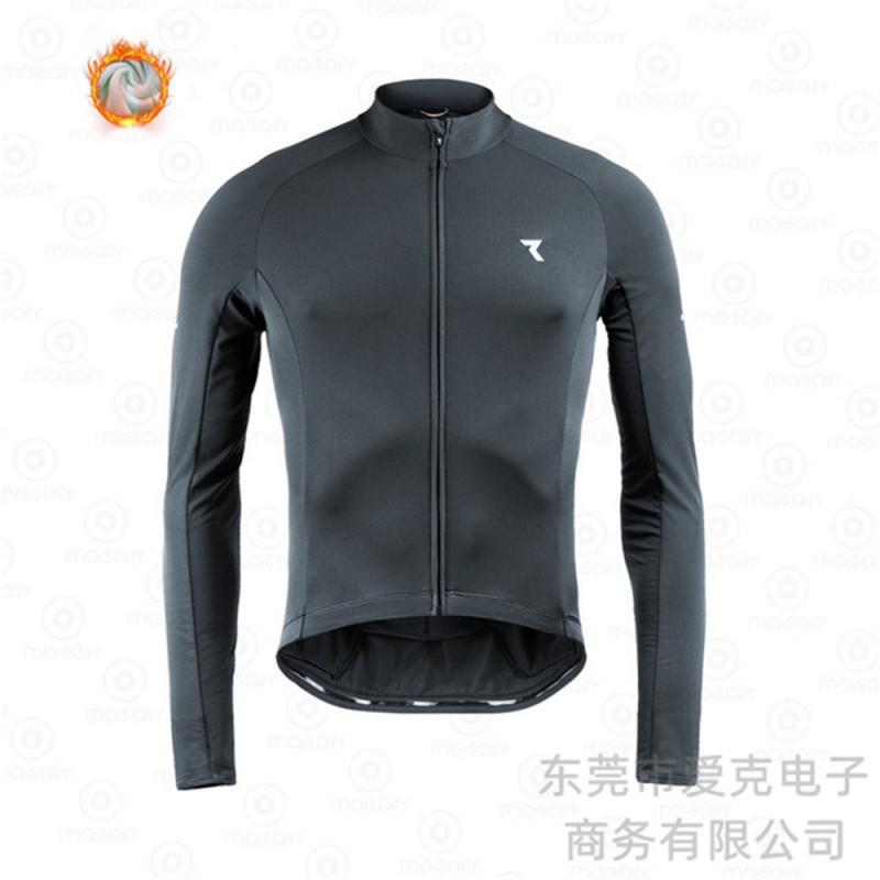 Fleece Cycling Jersey Long Sleeve Thermal Padded Pants Set Mountain Bike Riding Winter Outdoor Sports