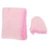 Hat Wrap Set Photography Prop Infant Newborn Photography Props Set for 01 Month Old Baby(Light Pink
