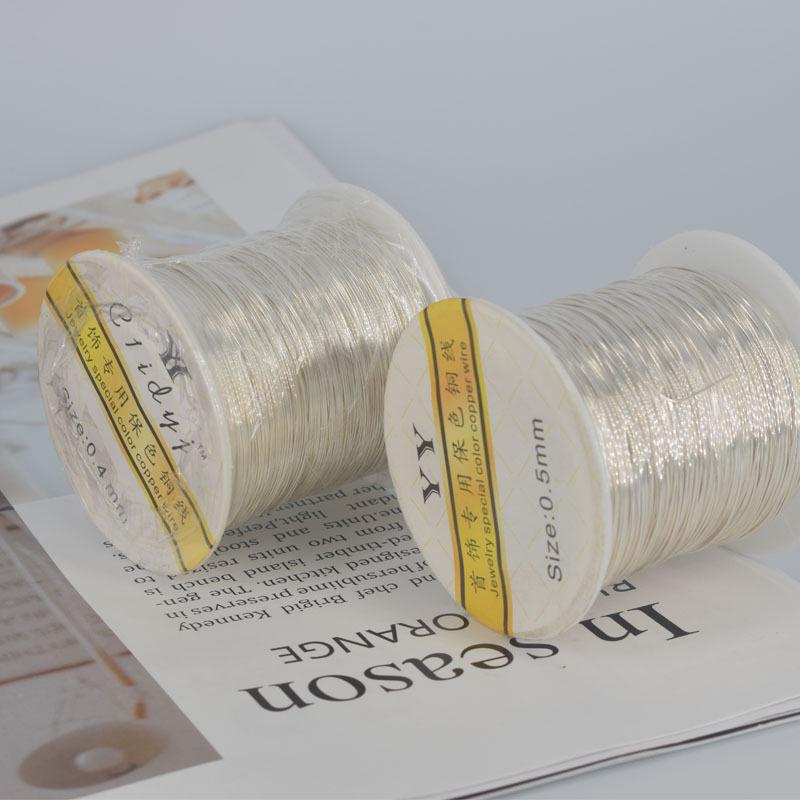 Color-Preserving Copper Wire Roll for DIY Hairpins, Jewelry, Flower Wrapping, and Nail Art