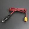 Прочный кабель 14AWG XT90 (гнездо) на автомобильные штекеры-преобразователи, 12В-24В, 15А, для портативных электростанций, шнур питания