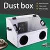 Bench Grinder Dust Box Model Acrylic Dust Cover for Spray Paint Jade Pearls Buddha Beads Punching Polishing Grinding Carving