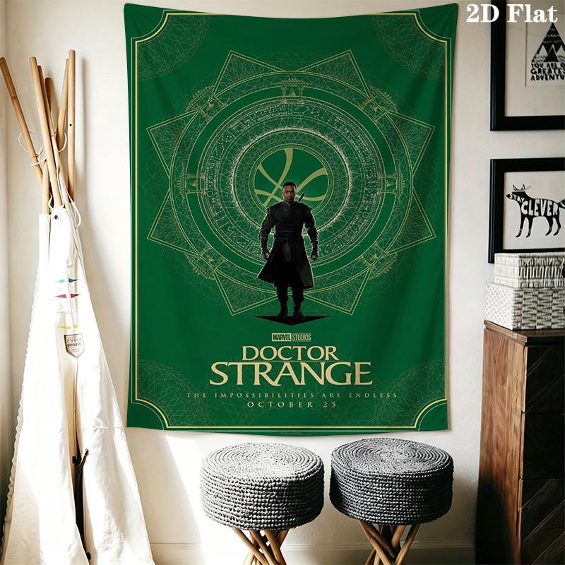 Doctor Strange Sorcerer Supreme Tapestry Background Cloth Wallmounted Wall Covering Decoration Work Of Art Christmas Gift