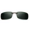 1PCS Detachable TAC Lens Driving Metal Polarized Clip On UV400 Sunglasses Car Driver Goggles Night Vision Glasses Unisex