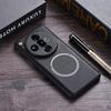 Для Magsafe Magnetic PU Leather Phone Case для OPPO Find X7 Ultra Matte противоударный беспроводной защитный чехол для Find X7Ultra