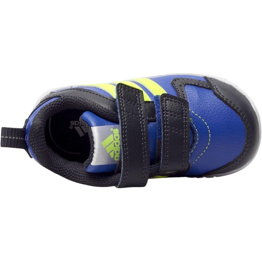 Adidas Синтетическая кожа Sta Fluid 3 Cf I Универсальные Удобные Низкие Повседневные Кроссовки Детские кеды Сине-зеленый B23933