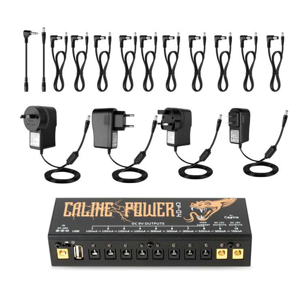 CP-04 Guitar Pedal Power Supply Guitar Effect PSU USB Charging Port Adaptor Short Circuit and Overcurrent Protection