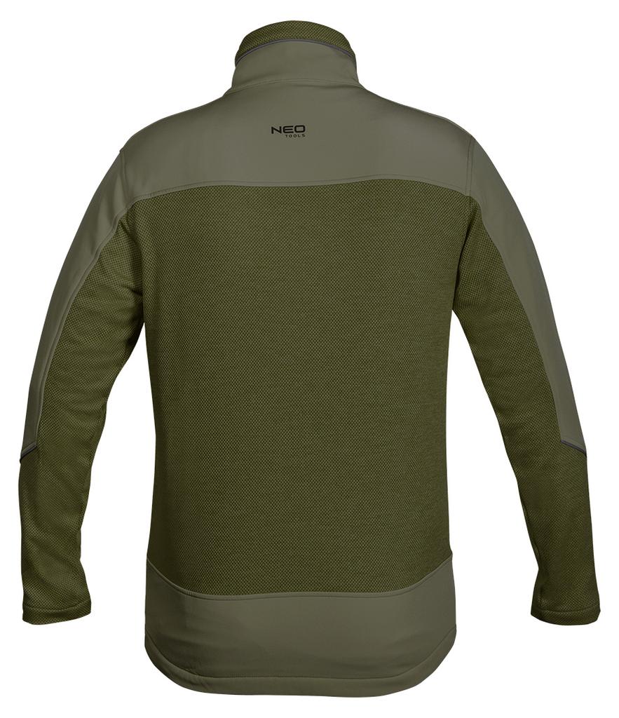 OUTDOOR softshell sweatshirt, green, size S