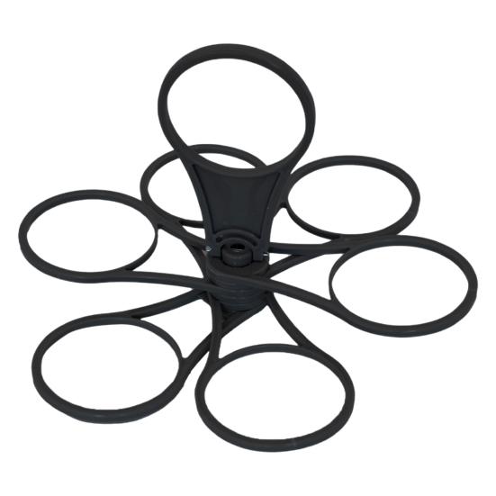 6-Cup Foldable Coffee Carriers Portable Drink Holder Tray with Handle Universal Cup Holder for Parties Camping Beverages