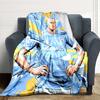 Haalands Dynamic Collage Blankets Flannel Printed Breathable Warm Throw Blanket for Home Office Bedspreads 0708a78