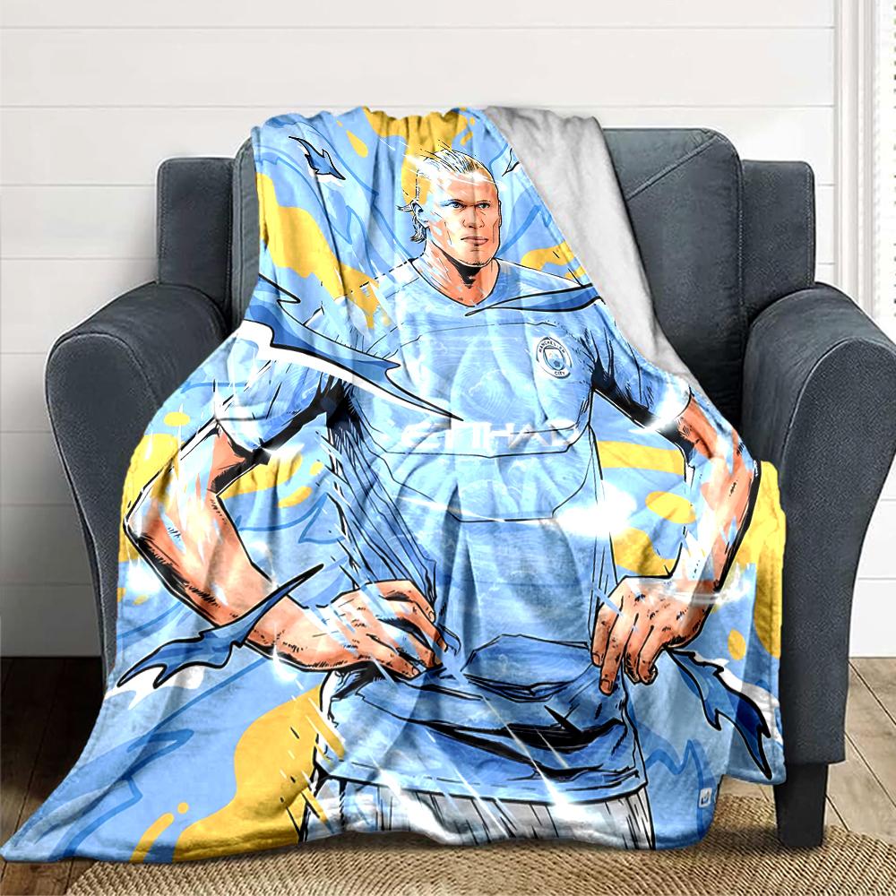 Haalands Dynamic Collage Blankets Flannel Printed Breathable Warm Throw Blanket for Home Office Bedspreads 0708a78