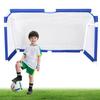 5x3 FT Aluminum Soccer Goal Portable Football Goal Quick Set Up Foldable Indoor/Outdoor Soccer Net for Backyard Kids and Adults
