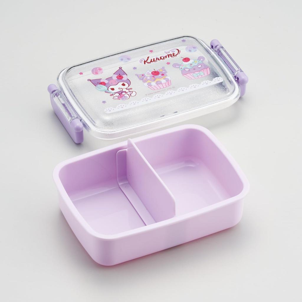 Skater Bento Sanrio Kuromi Fancy Snacks Children's Box, 450ml, & Sweets, Girls' (RBF3AN-A)