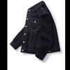 Red Ear Raw Denim Men's Loose Fit Retro Workwear Turn-up Jeans
