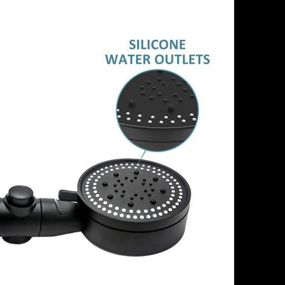 5 режимов насадки для душа, экономия воды, регулируемый душ высокого давления, одна кнопка, стоп, массажный душ, аксессуары для ванной комнаты