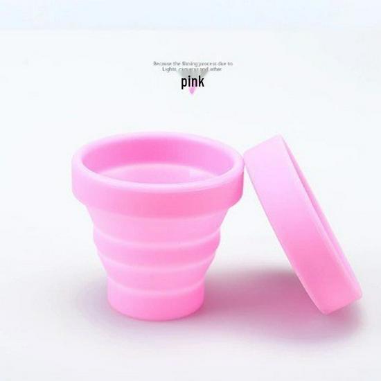 Портативный дорожный стакан из пищевого силикона: Складной и Легкий для переноски