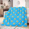 Dragon Ball Z Print Blanket Warm Comfortable Flannel Blanket Suitable for Bedrooms,Sofas, Beds,Chairs,Travel -QIAO32