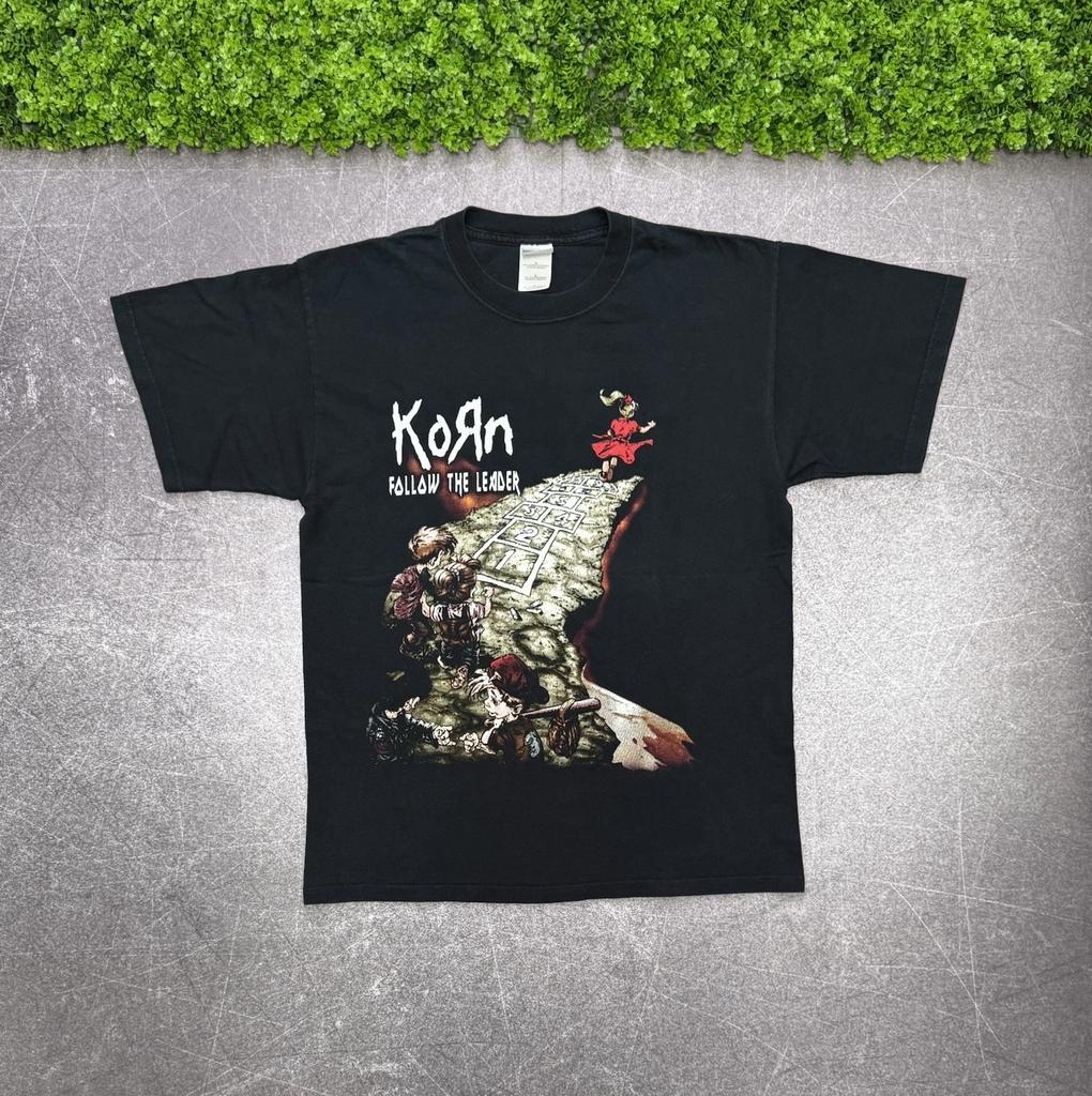 Vintage 2000 KORN Follow The Leader Band Tee Rock T Shirt