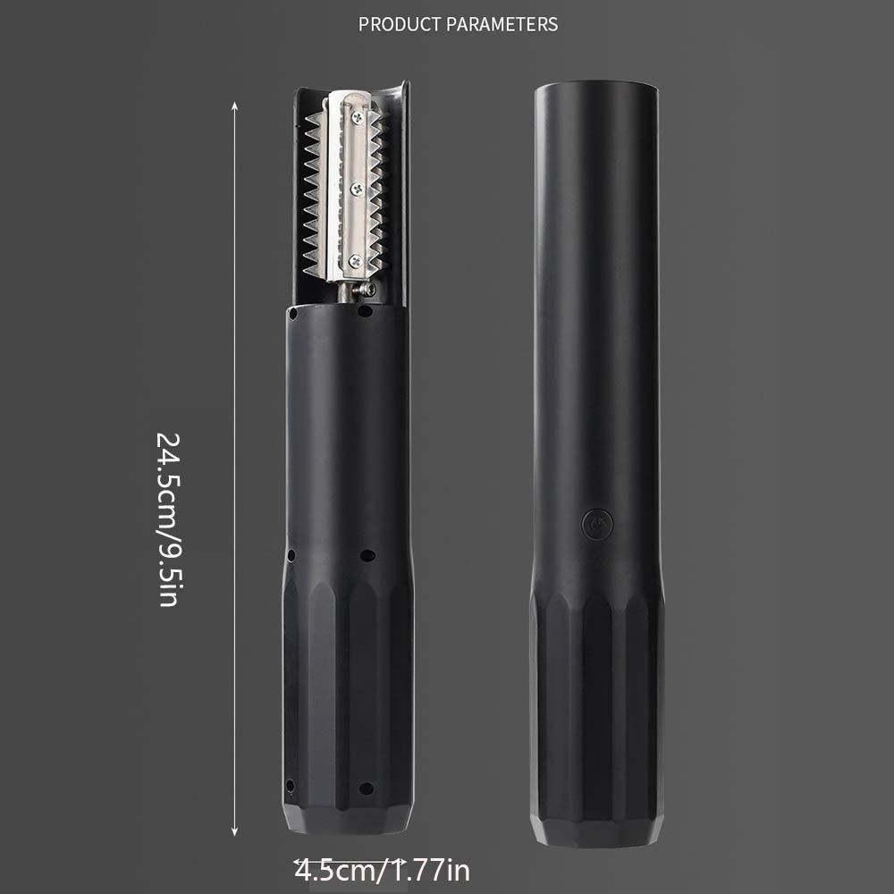 Водонепроницаемая электрическая рыбочистка Беспроводная конструкция Электрические инструменты для чистки рыбы Аккумуляторная батарея Нержавеющая сталь