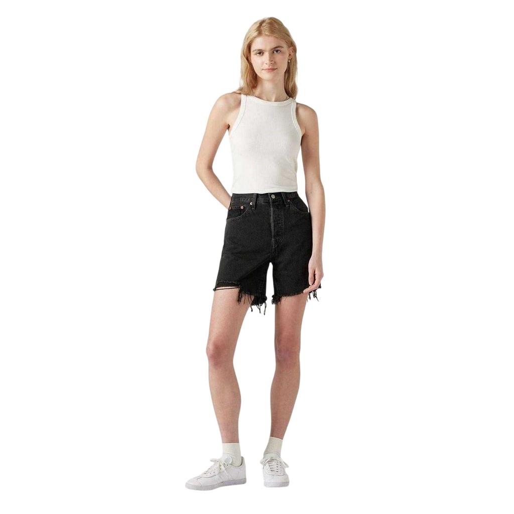 Levis Womens/Ladies 501 Denim Mid Thigh Jean Shorts