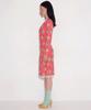 Cecese Rose Pointed Lace Hem Skirt Pink