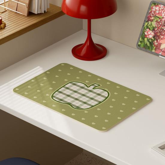 Placemat Soft Tough Non-Slip Heat Insulation Table Mat Oil-Proof Wipeable Easy