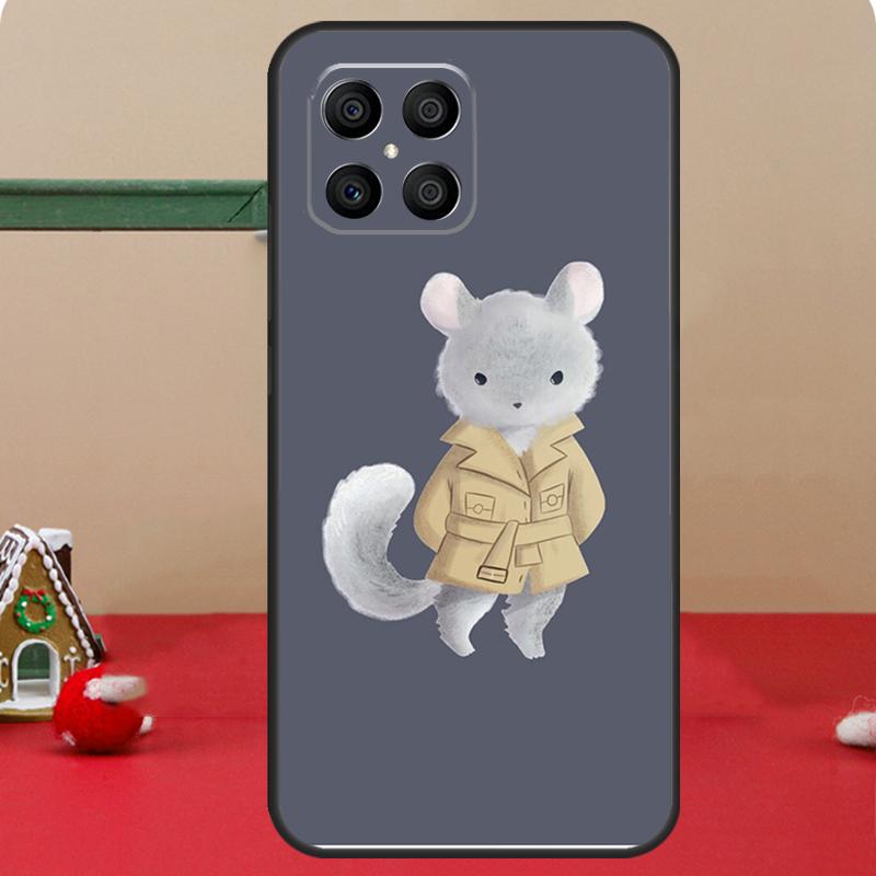 Милый Мультяшный Чехол с Шиншиллой Для Honor Magic 8 Pro 6 7 Lite Honor 400 200 50 70 X8c X8b X9a X9b X9c X9d Win RT Чехол