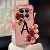 For Redmi Note 15 Pro 4G 5G Cases Luxury Rose 26 Letters Shockproof Silicone Cover For RedmiNote15 Fundas RedmiNote15Pro Bumper