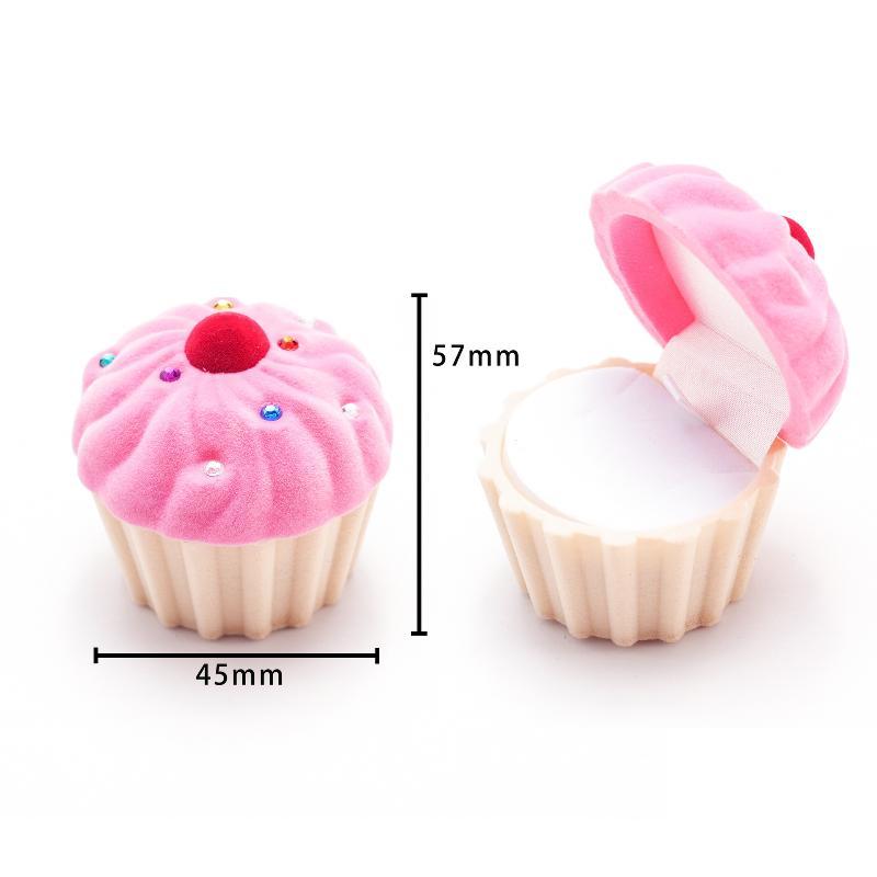 Cartoon Style Velvet Jewelry Box Container Wedding Ring Box For Earrings Necklace Bracelet Display Gift Box Holder 13 Styles