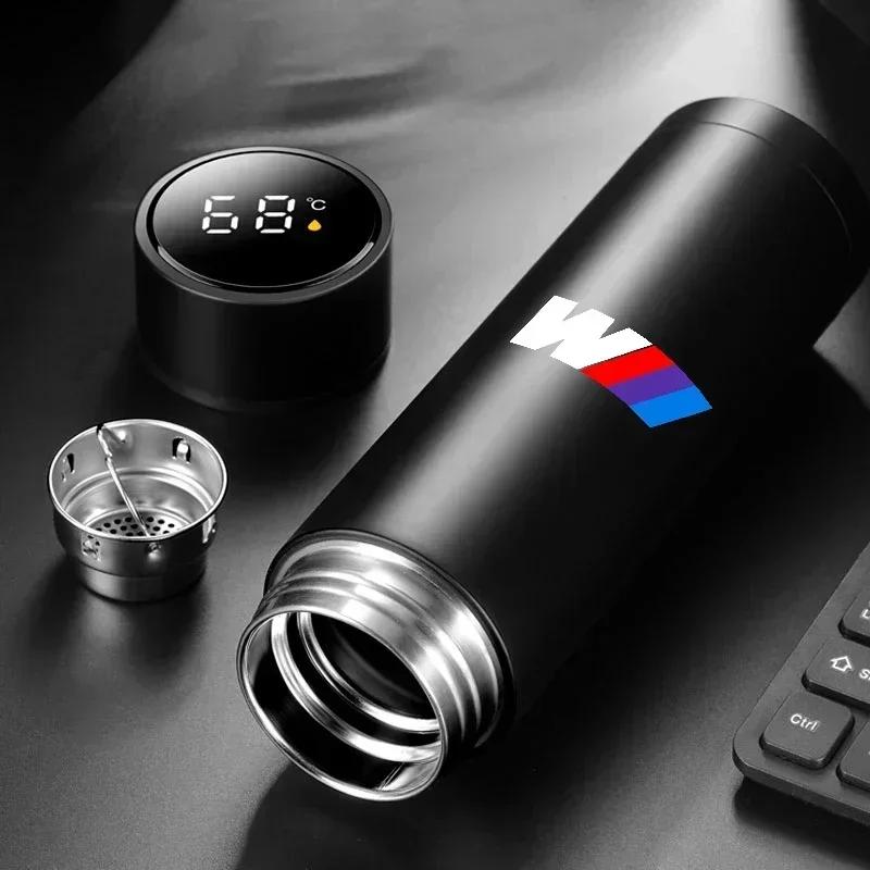2025 Hot 500ml Stainless Steel Car Emblem Intelligent Temperature Cup Coffee Cup For BMW X1 X2 X3 X5 X4 X6 X7 M3 M4 M5 F20 F40 F