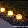 Solar Crackle Ball Garden Light - Outdoor Patio & Lawn Lighting