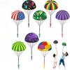 Tangle Free Parachute Toys Easter Basket Stuffers for Toddlers with Small Figures Outdoor Flying Toys Air Parachute