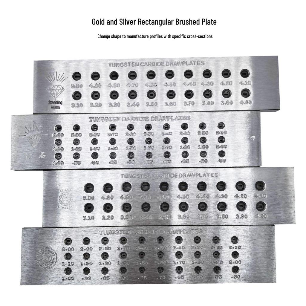 Professional Gold & Silver Wire Drawing Plate for Jewelry