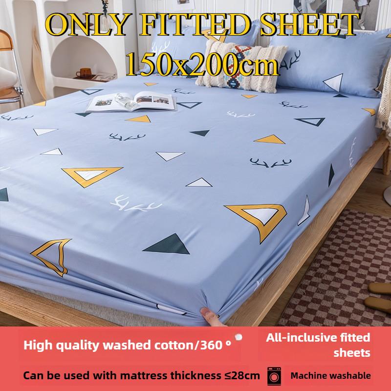 Простыня на резинке Не линяющая Не скатывающаяся Цельная простыня Нескользящая Разные размеры Постельное белье Покрывало-протектор