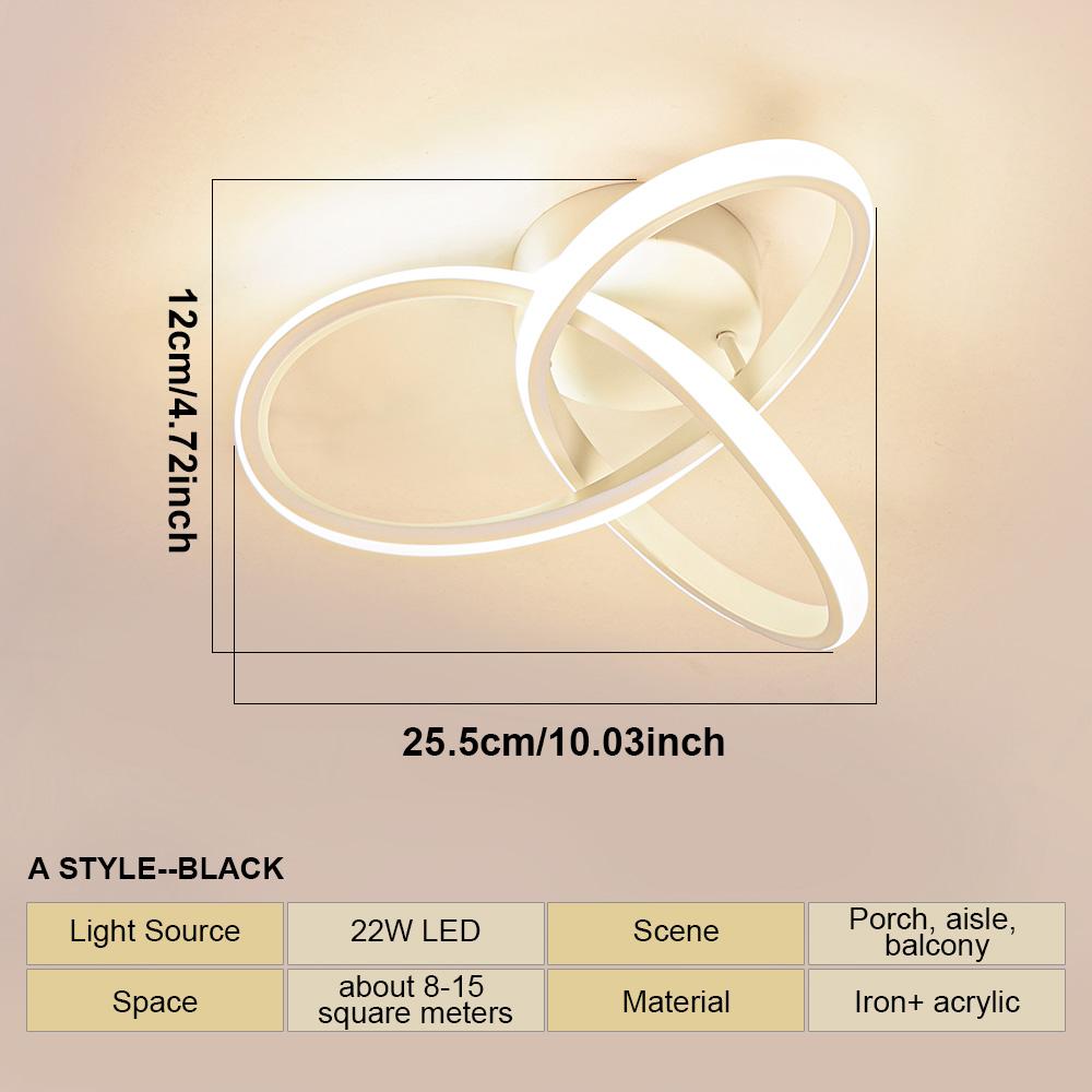 LED Aisle Ceiling Lamp Modern Style Ceil Hallway Balcony Bedroom LivingRoom Home Indoor Lighting DiningRoom Lights Office Lustre